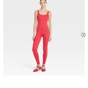 Women's Red Jumpsuit #707